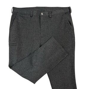 Duluth Trading Incog Chinos Chino Pants Mens 40X32 Standard Fit Heather Gray